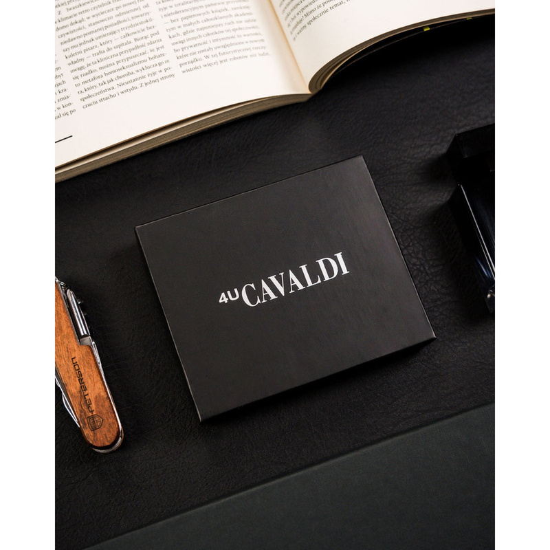 Cavaldi etui na klucze i na karty skóra naturalna mała na zatrzask