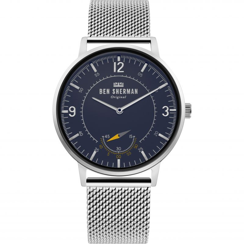 Zegarek BEN SHERMAN WB034USM. Kwarcowy, Kolor niebieski. Mężczyzna.