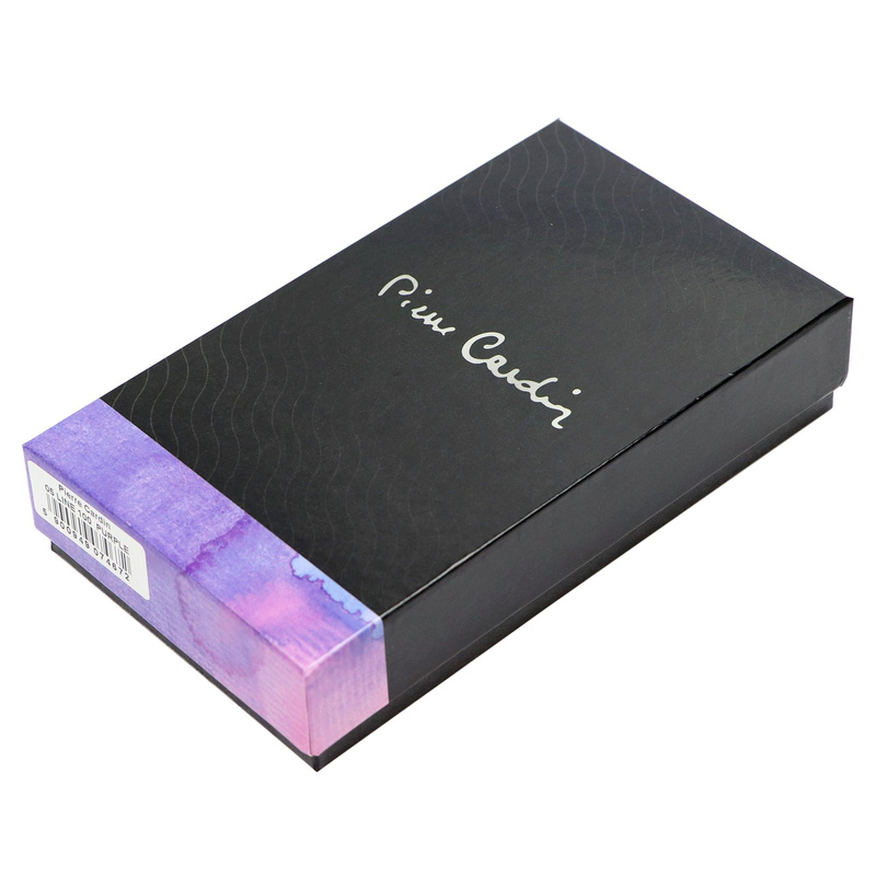 Pierre Cardin damski pionowy duży portfel skórzany podłużna portmonetka