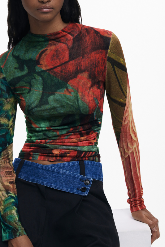 ZIELONY SWETER DAMSKI DESIGUAL