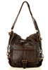 Torba skórzana dla wymagających z opcją plecak old school leather bag - MARCO MAZZINI ciemny brąz caffe