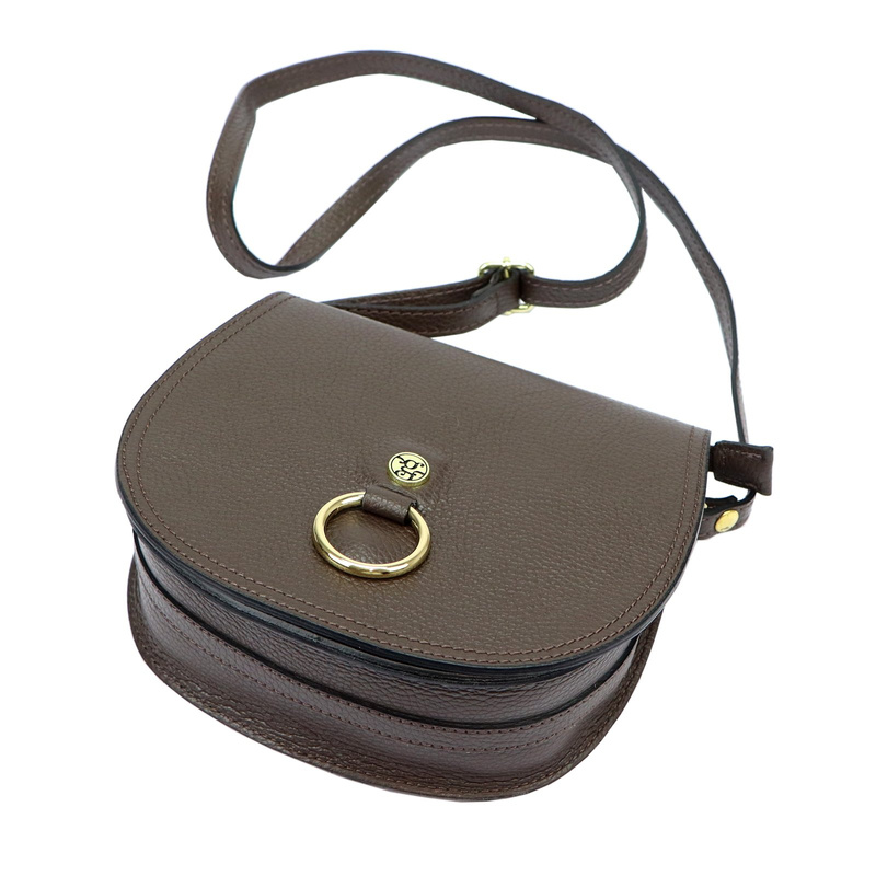 Gregorio skórzana damska listonoszka torebka zamykana klapą na magnes