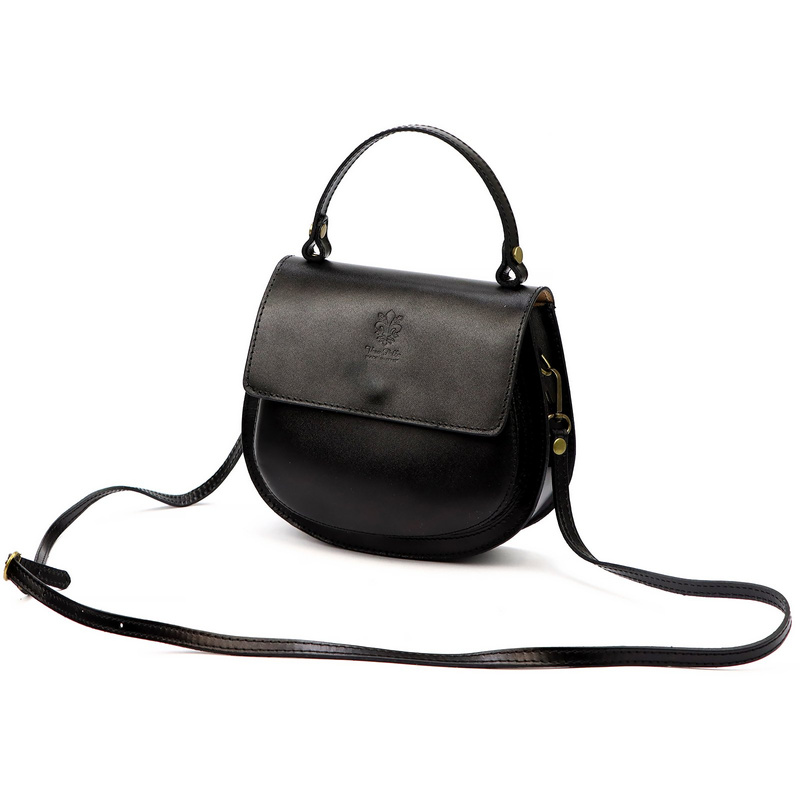 Zaokrąglona Listonoszka skórzana elegancka torebka na ramię Gregorio