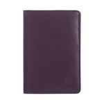 DuDu Duże etui na karty i dokumenty skóra naturalna pionowy model