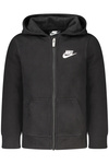 CZARNA BLUZA DZIECIĘCA NIKE Z ROZPINANYM NA ZAMEK