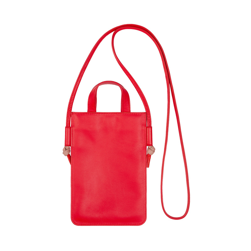 DuDu Damska torba Crossbody etui na telefon z paskiem skóra naturalna