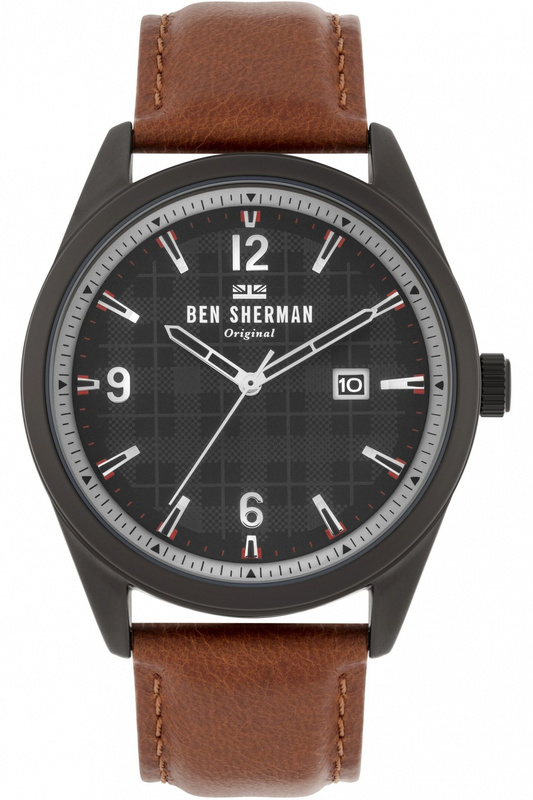 Zegarek BEN SHERMAN WB040TB. Kwarcowy, Kolor czarny. Mężczyzna.