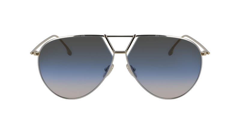 Okulary VICTORIA BECKHAM VB208S-041. Okulary przeciwsłoneczne, Kolor srebrny. Kobieta.