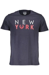 GIAN MARCO VENTURI T-SHIRT MĘSKI Z KRÓTKIM RĘKAWEM NIEBIESKI