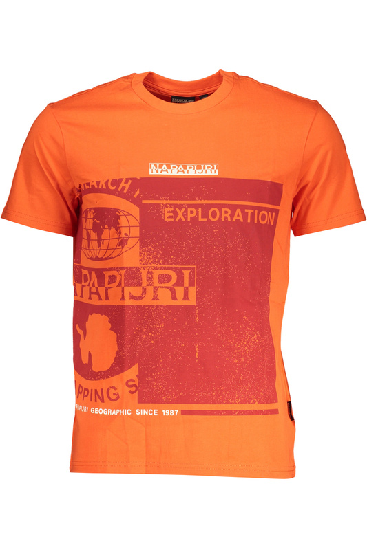 T-SHIRT MĘSKI Z KRÓTKIM RĘKAWEM NAPAPIJRI CZERWONY