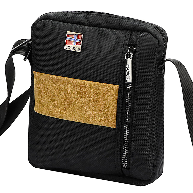 Nordee saszetka męska na ramię torba miejska z kieszeniami przez ramię