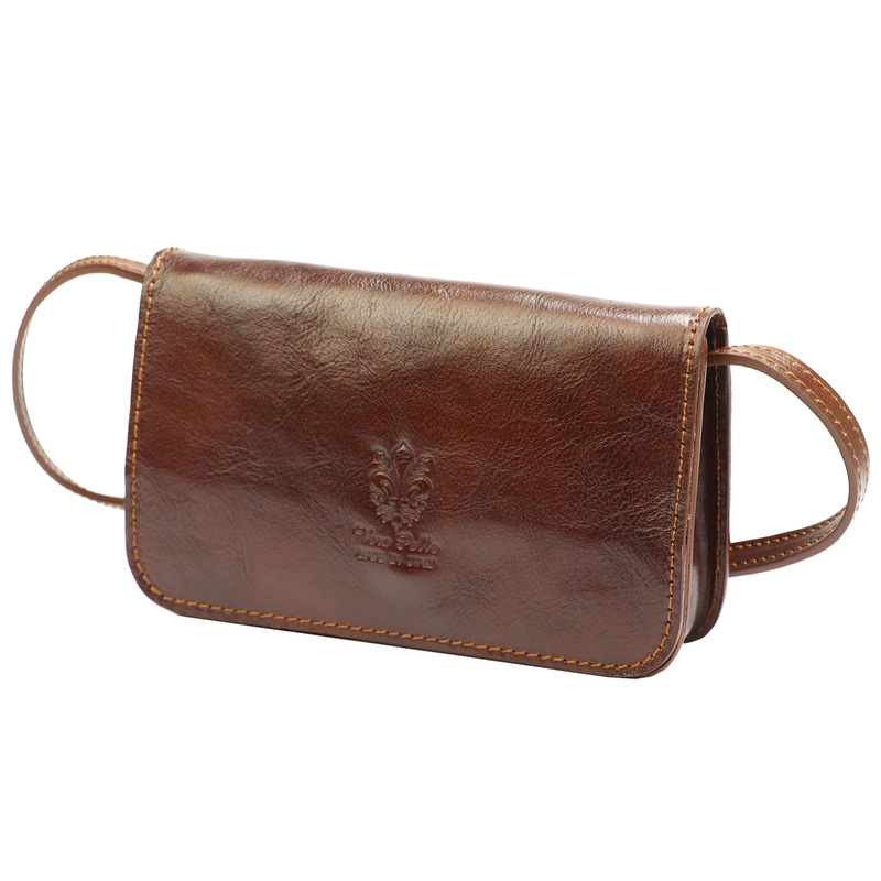 Florence damska listonoszka przez ramię skóra naturalna torebka z klapą