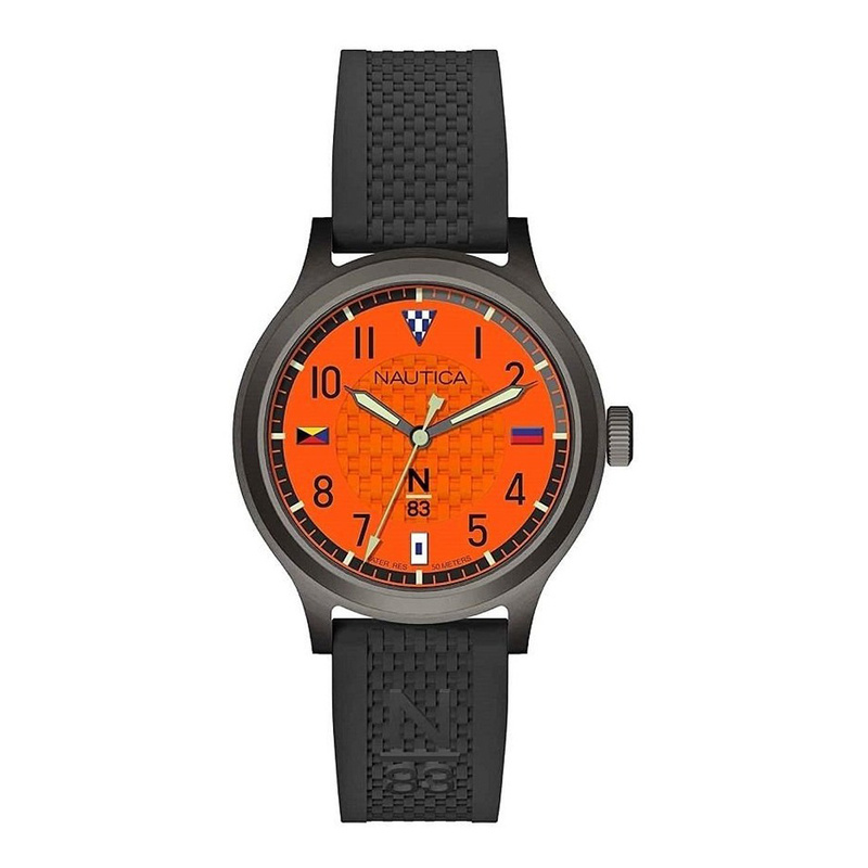 Zegarek NAUTICA NAPCFS915. Kwarcowy, Kolor pomarańczowy. Mężczyzna.