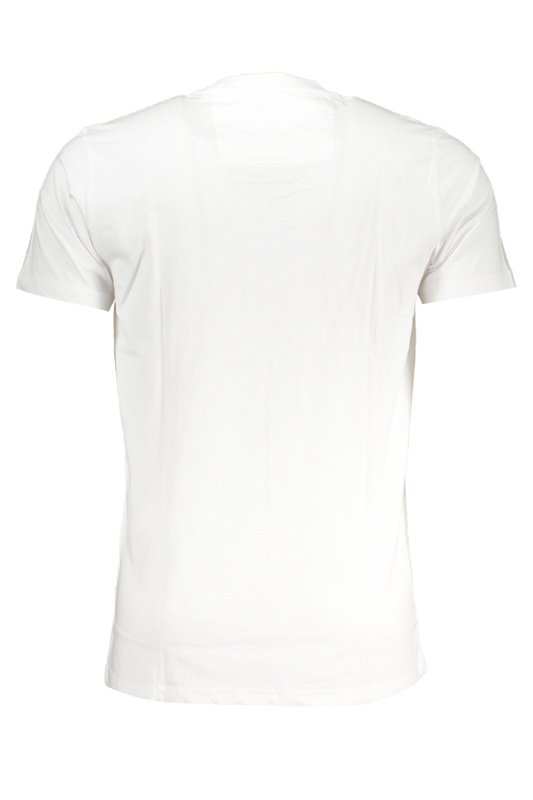 T-SHIRT MĘSKI Z KRÓTKIM RĘKAWEM KLASY CAVALLI BIAŁY