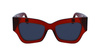 Okulary VICTORIA BECKHAM VB662S-610. Okulary przeciwsłoneczne, Kolor czerwony. Kobieta.