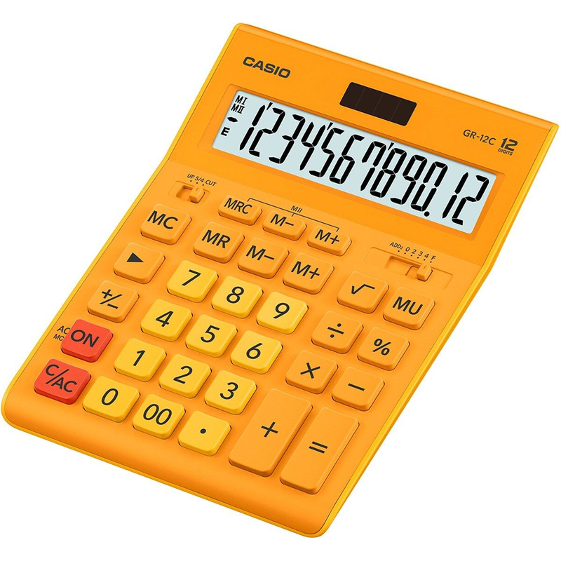 Akcesoria CASIO GR12CRGWEP. Kalkulator, Kolor . Unisex.
