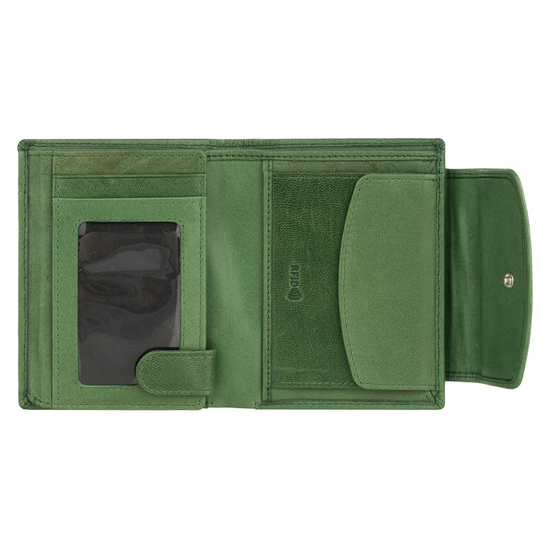 EL FORREST damska portmonetka skóra naturalna zgrabny pojemny portfel