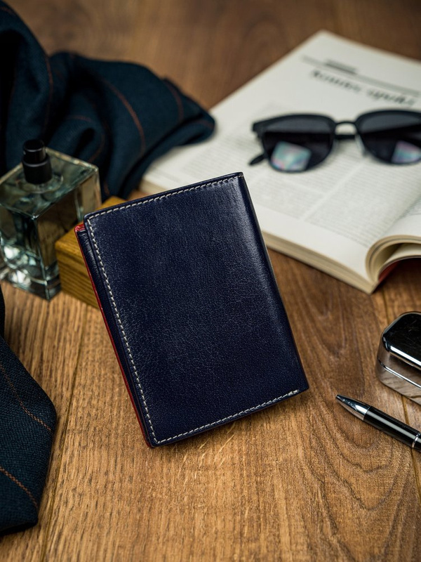 Portfel Skórzany Męski Elegancki RFID Skóra Naturalna Rovicky Duży