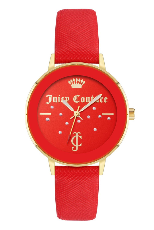 Zegarek JUICY COUTURE JC1264GPRD. Kwarcowy, Kolor czerwony. Kobieta.