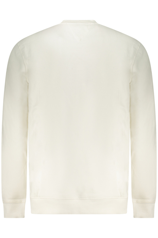 TOMMY HILFIGER MĘSKA BLUZA Z ROZPINANYM NA ZAMEK BIAŁA