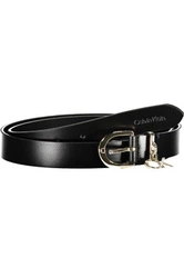 SKÓRZANY PASEK CALVIN KLEIN CZARNY DAMSKI