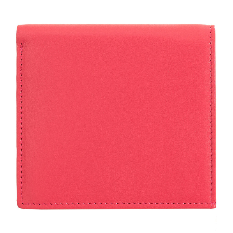 DuDu portmonetka portfel skóra naturalna Mała kontrastujące kolory RFID