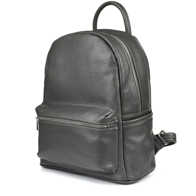 Skórzany plecak A4 duży pojemny do szkoły Włoski P16