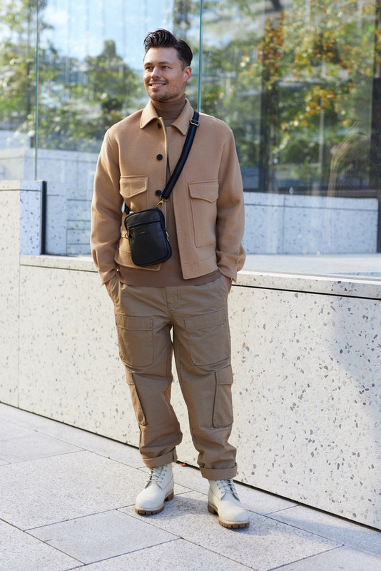 Saszetka męska z naturalnej skóry Peterson PTN-1113-NDM