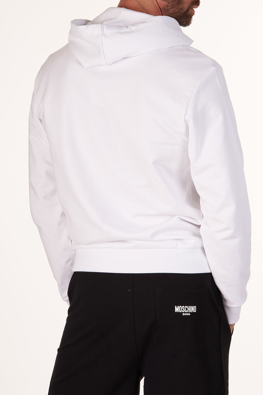 Biała bluza damska i męska Moschino 1927T170623210001