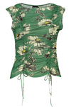 DESIGUAL ZIELONY damski top bez rękawów