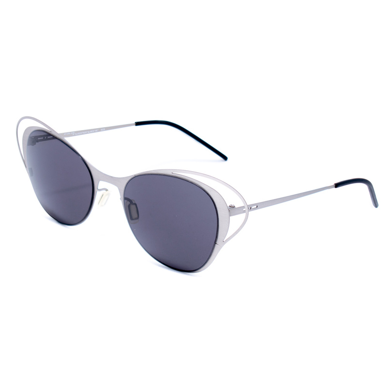 Okulary ITALIA INDEPENDENT 0219-075-075. Okulary przeciwsłoneczne, Kolor srebrny. Kobieta.