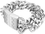 Biżuteria POLICE PEAGB0001706. Bransoletka, Kolor szary. Mężczyzna.
