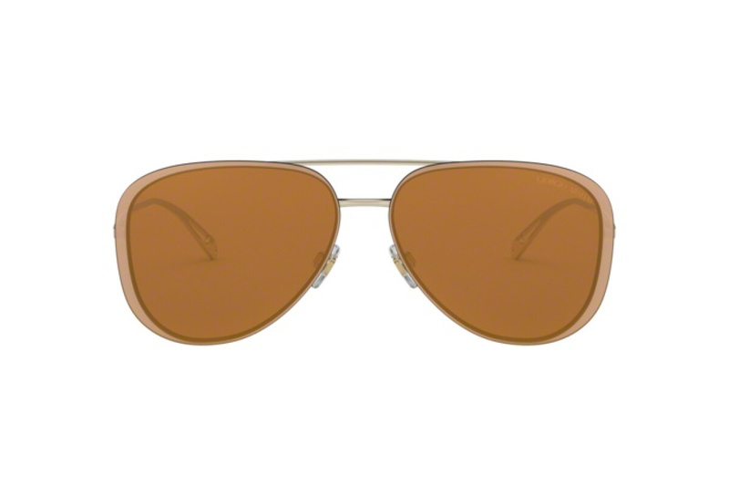 Okulary GIORGIO ARMANI AR6084-30136H. Okulary przeciwsłoneczne, Kolor złoty. Mężczyzna.