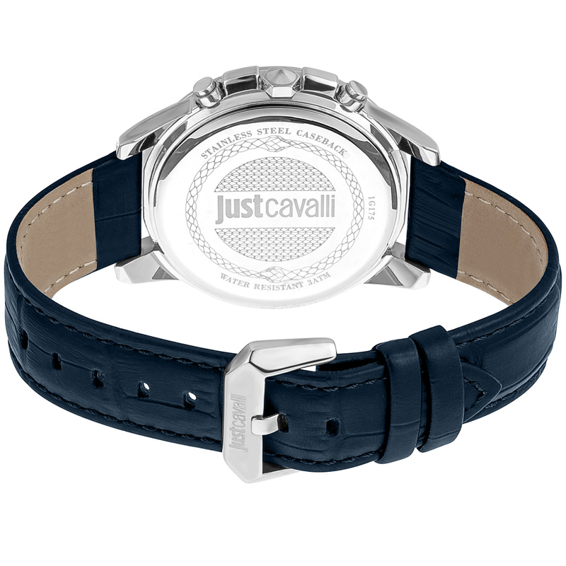 Zegarek JUST CAVALLI JC1G175L0225. Kwarcowy, Kolor czerwony. Mężczyzna.