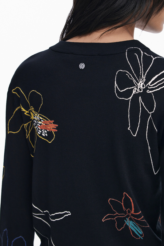 Czarny sweter damski Desigual