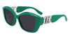 Okulary KARL LAGERFELD KL6102S-300. Okulary przeciwsłoneczne, Kolor zielony. Kobieta.