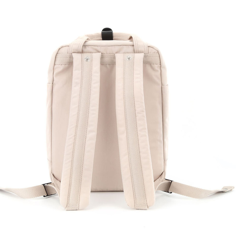 Pojemny, beżowy miejski plecak z miejscem na laptopa - Himawari