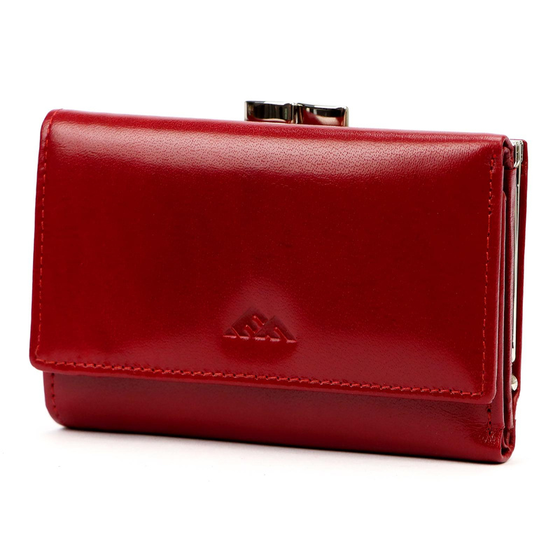 EL FORREST damski portfel skóra naturalna kieszeń na bigiel RFID