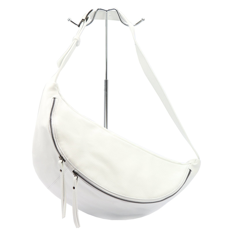 Luka listonoszka damska skóra naturalna saszetka przez ramię z kieszenią