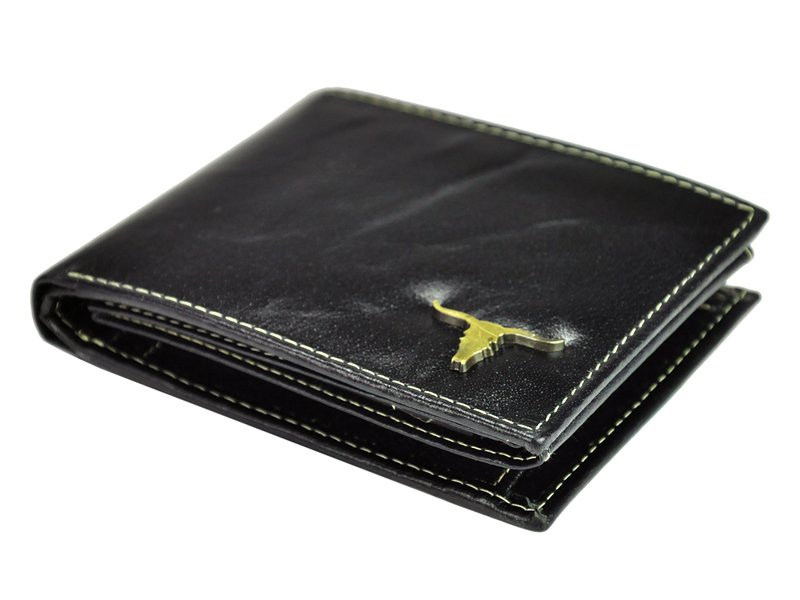 Klasyczny skórzany męski portfel Buffalo Wild