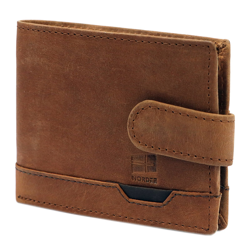 Skórzany męski portfel Nordee HJORT 035L