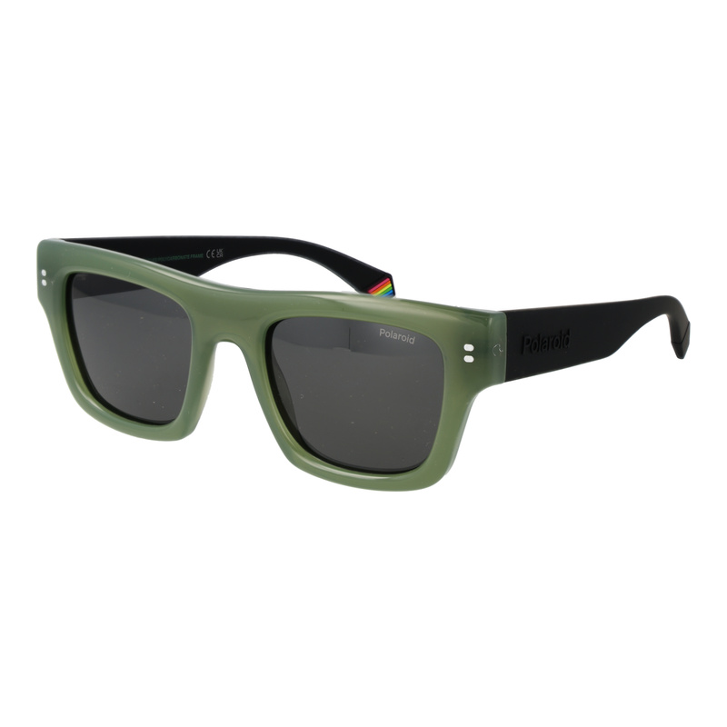 Okulary POLAROID PLD6238SX511E. Okulary przeciwsłoneczne, Kolor zielony. Mężczyzna.