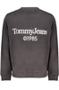 CZARNA BLUZA MĘSKA TOMMY HILFIGER BEZ ZAMKA