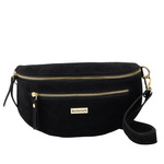 Zamszowa nerka damska Barberinis - Czarna