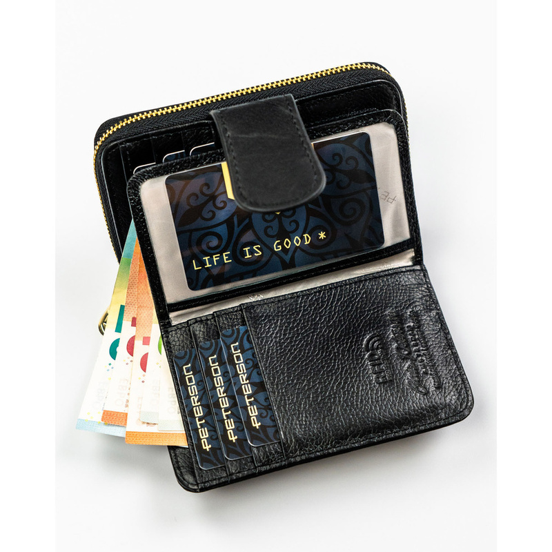 Skórzany damski portfel Peterson PTN PS115-MLF