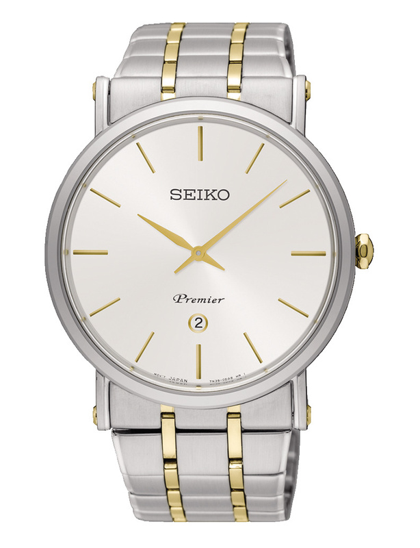 Zegarek SEIKO SKP400P1. Kwarcowy, Kolor biały. Mężczyzna.