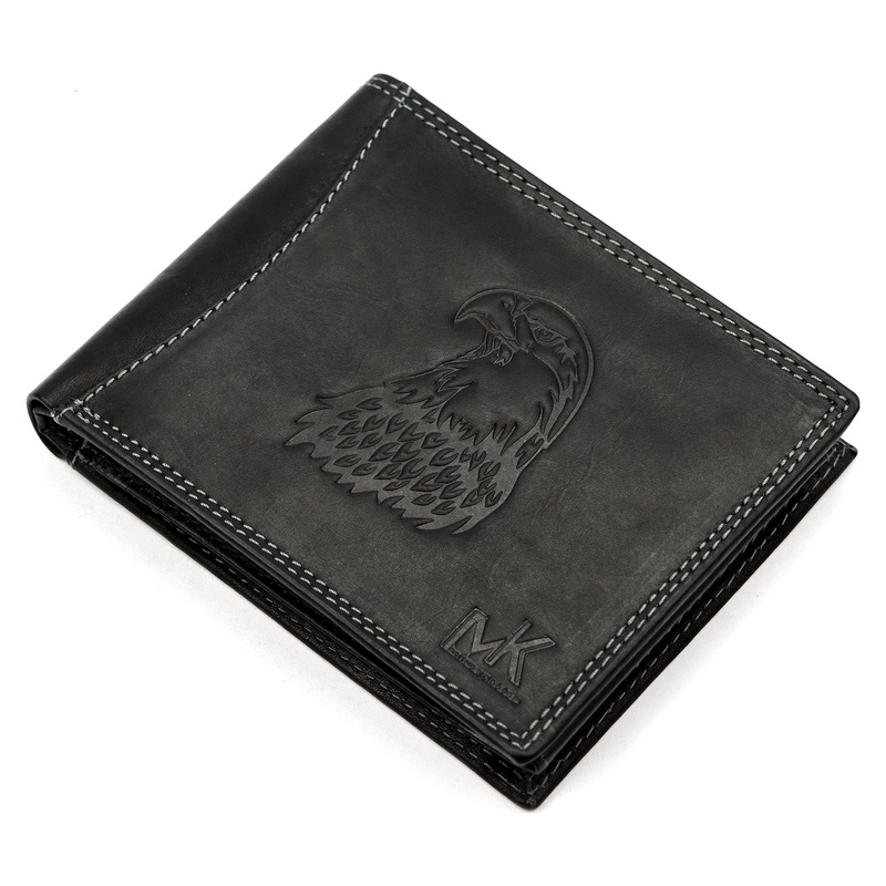 Skórzany męski portfel Money Kepper CDD 5600 EAGLE