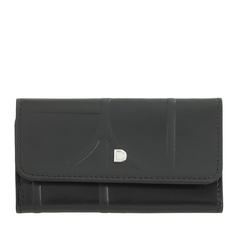 DuDu Etui na klucze skóra naturalna z 6 karabińczykami zamykane na zatrzask