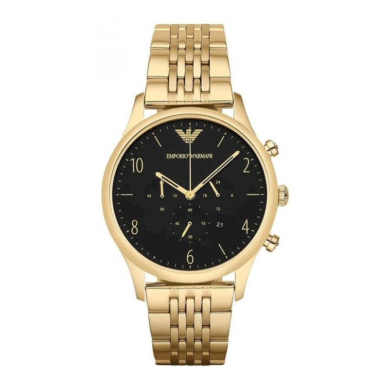 Zegarek ARMANI AR1893. Kwarcowy, Kolor czarny. Mężczyzna.