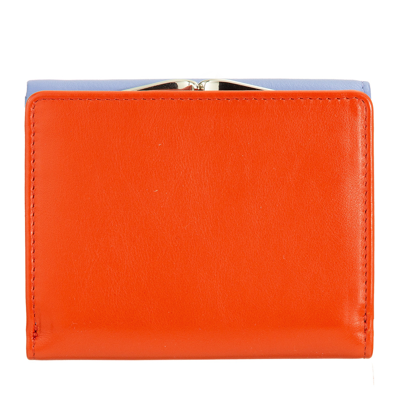 DUDU Damski skórzany stylowy kompaktowy portfel mała portmonetka